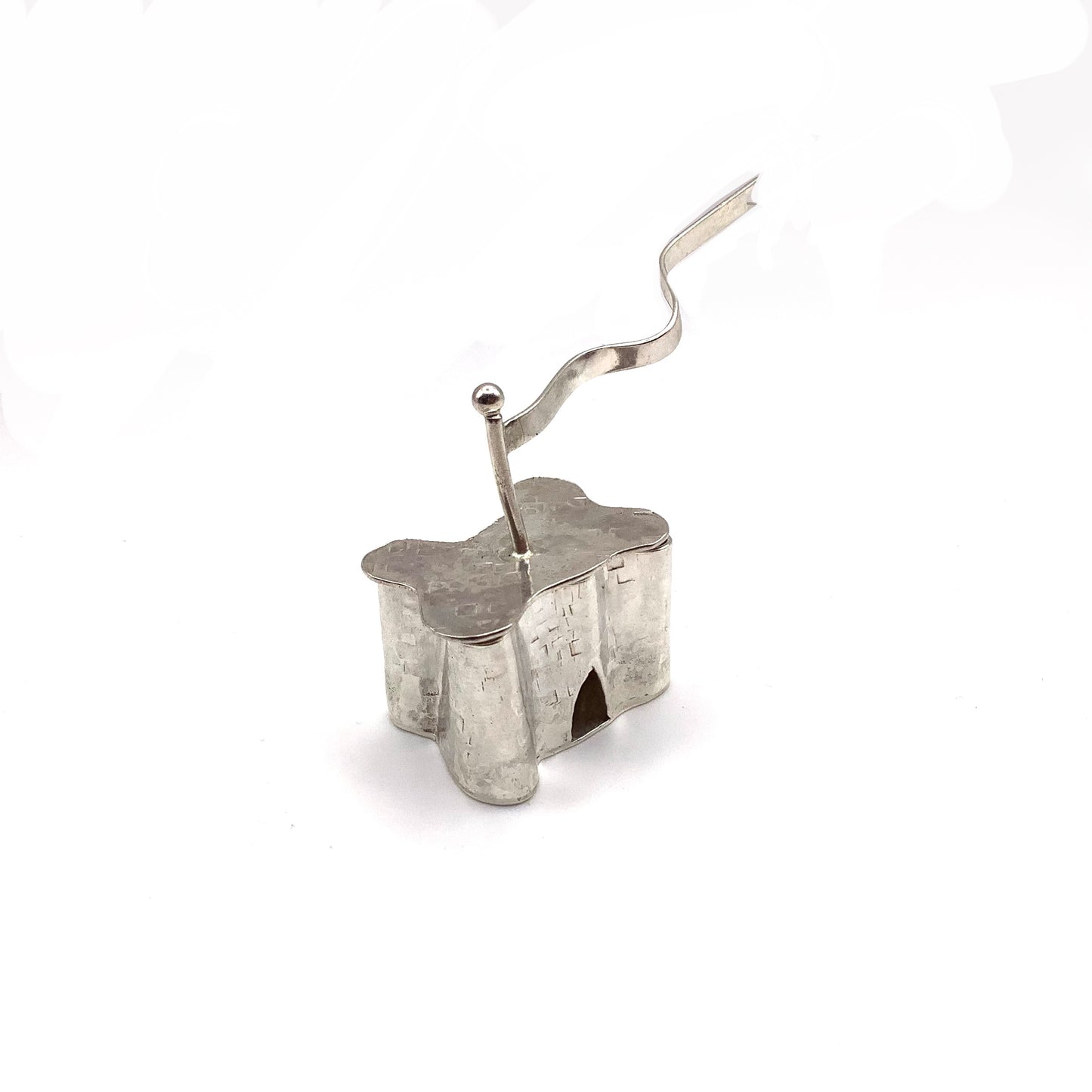 Sterling silver Tonbridge castle christening box